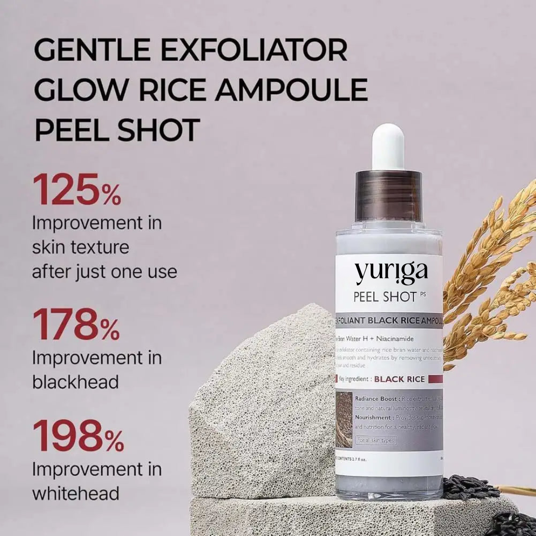 Rice Peel Serum Ampoule by Yuriga